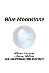 Soul-Link™ Blue Moonstone Healing Crystal Pendant