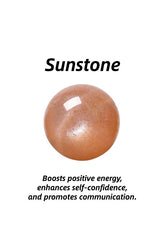 Soul-Link™ Sunstone Healing Crystal Pendant