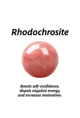 Soul-Link™ Rhodochrosite Healing Crystal Pendant