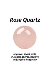 Soul-Link™ Rose Quartz Healing Crystal Pendant