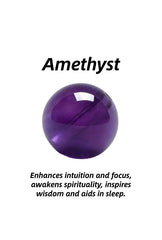 Soul-Link™ Amethyst Healing Crystal Pendant