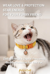 Soul-Link™ Healing Pet Collar – Choose Your Colour + Crystal Pendant