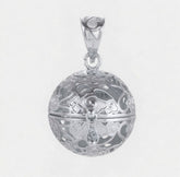Soul-Link™ Ornate S925 Sterling Silver Crystal Cage Pendant