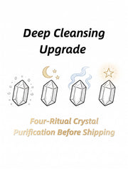 Soul-Link™Deep Cleansing Upgrade — Four-Ritual Crystal Purification Before Shipping