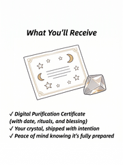 Soul-Link™Deep Cleansing Upgrade — Four-Ritual Crystal Purification Before Shipping
