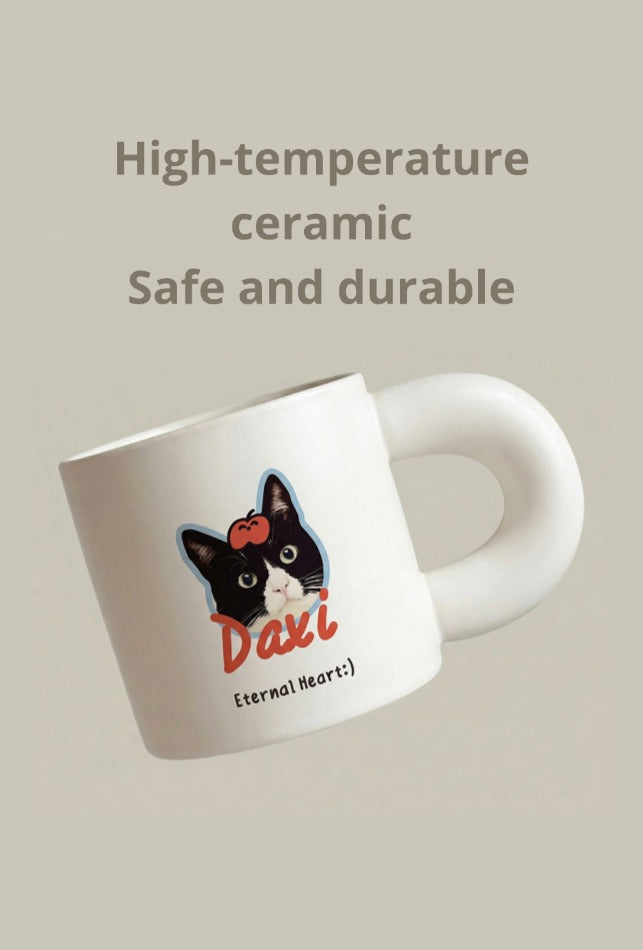 Soul-Link™ Custom Pet Coffee Mug – Personalized with Your Pet’s Photo & Name
