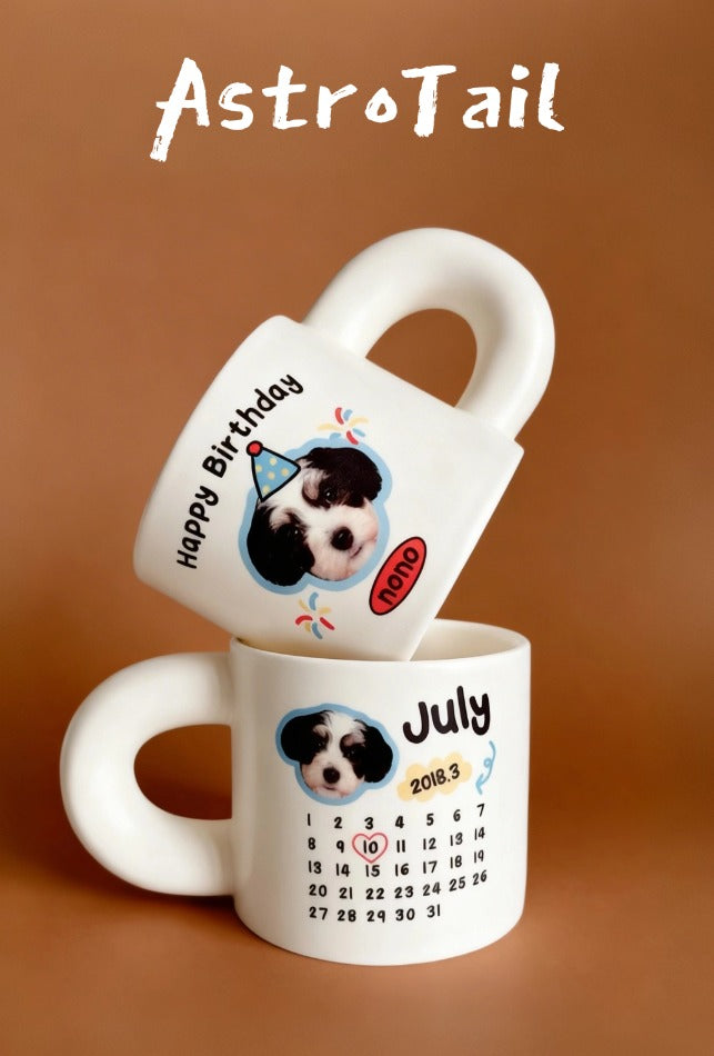 Soul-Link™ Custom Pet Coffee Mug – Personalized with Your Pet’s Photo & Name