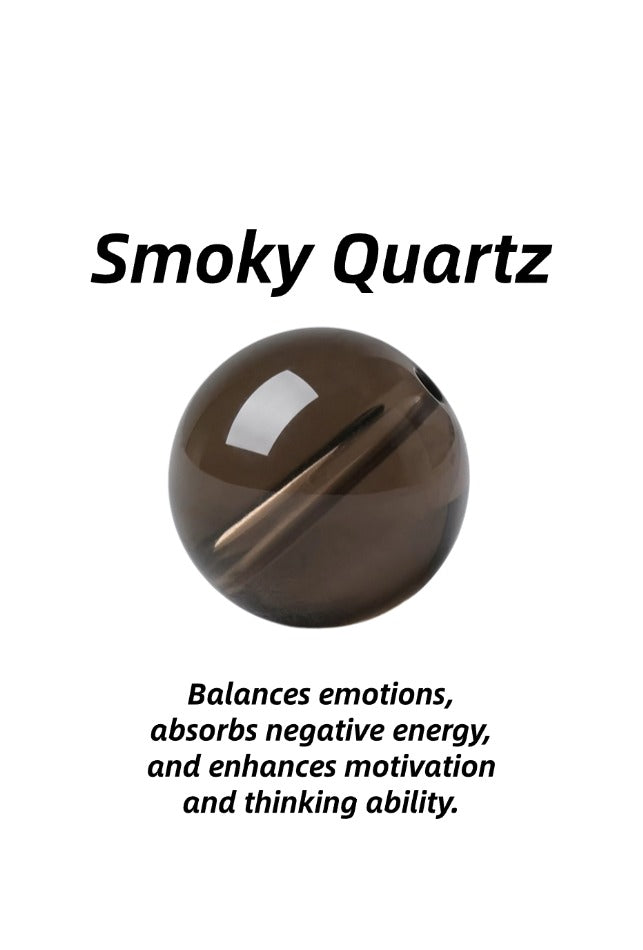 Soul-Link™ Smoky Quartz Healing Crystal Pendant