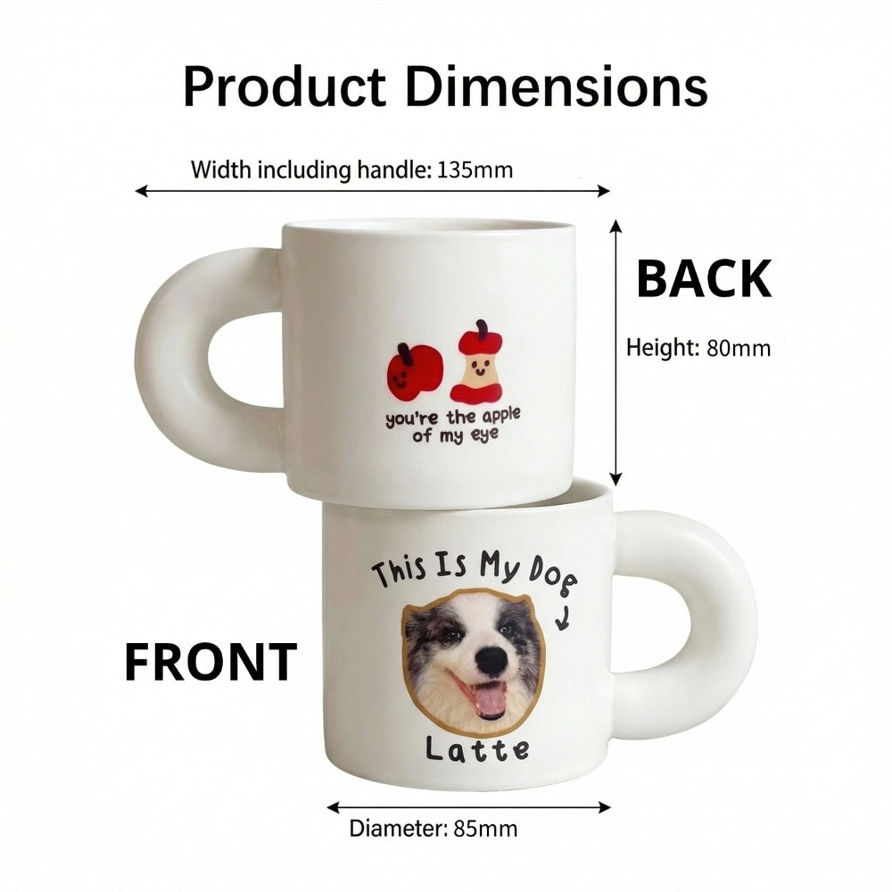Soul-Link™ Custom Pet Coffee Mug – Personalized with Your Pet’s Photo & Name