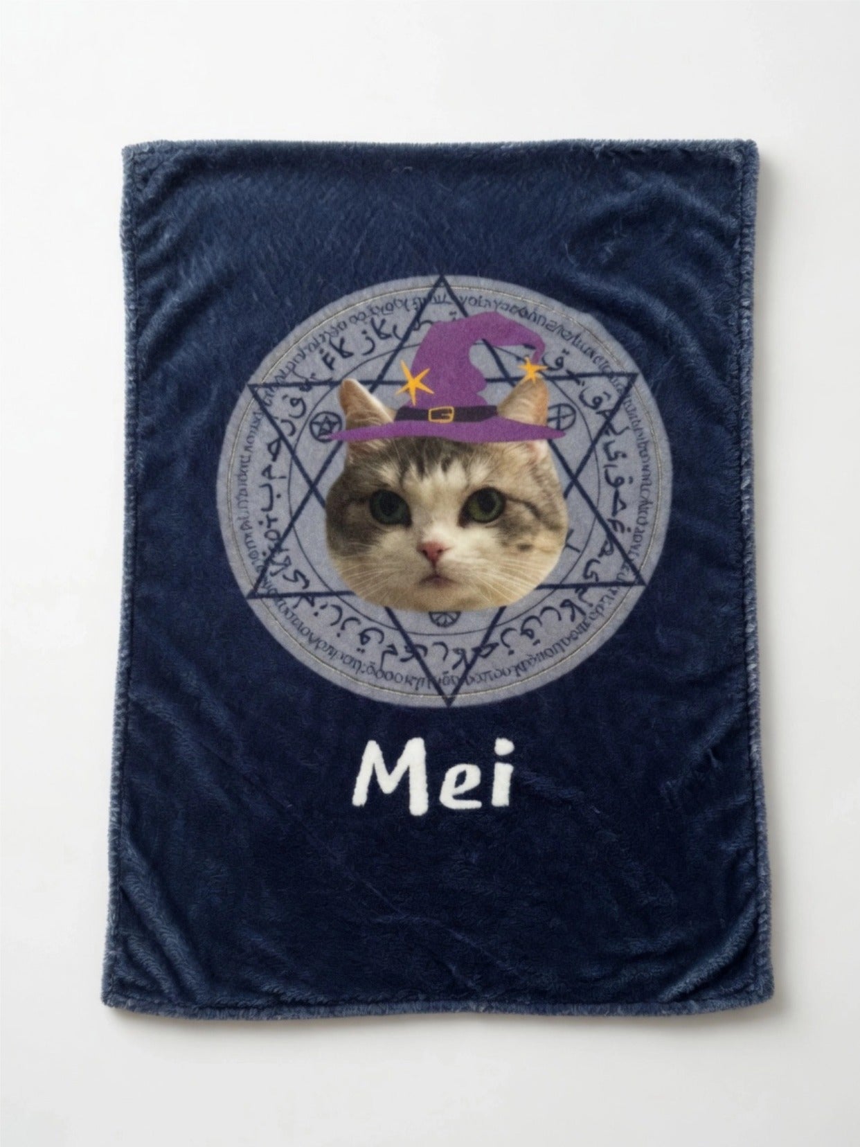 Soul-Link™ Custom Pet Blanket – Personalized with Your Pet’s Photo & Name
