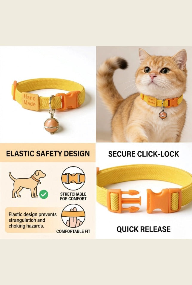 Soul-Link™ Healing Pet Collar – Choose Your Colour + Crystal Pendant