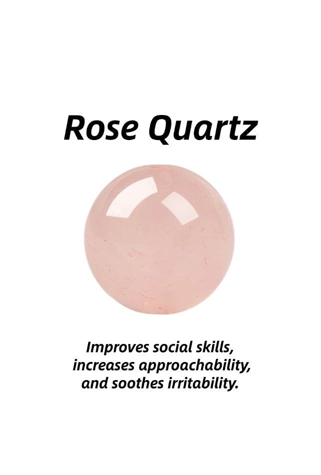 Soul-Link™ Rose Quartz Healing Crystal Pendant