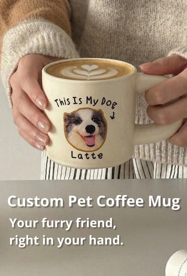 Soul-Link™ Custom Pet Coffee Mug – Personalized with Your Pet’s Photo & Name