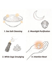 Soul-Link™Deep Cleansing Upgrade — Four-Ritual Crystal Purification Before Shipping