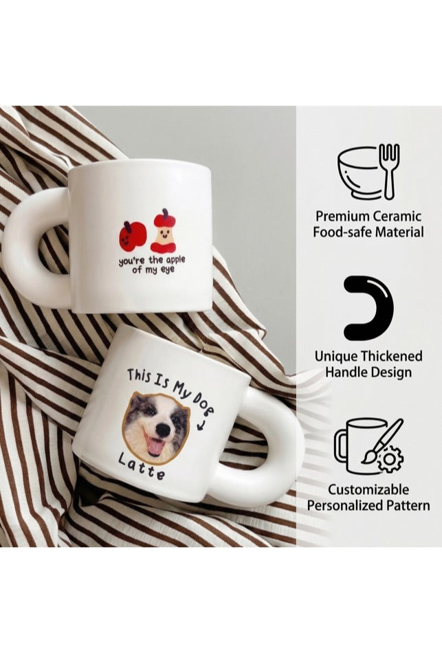 Soul-Link™ Custom Pet Coffee Mug – Personalized with Your Pet’s Photo & Name