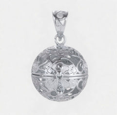 Soul-Link™ Ornate S925 Sterling Silver Crystal Cage Pendant
